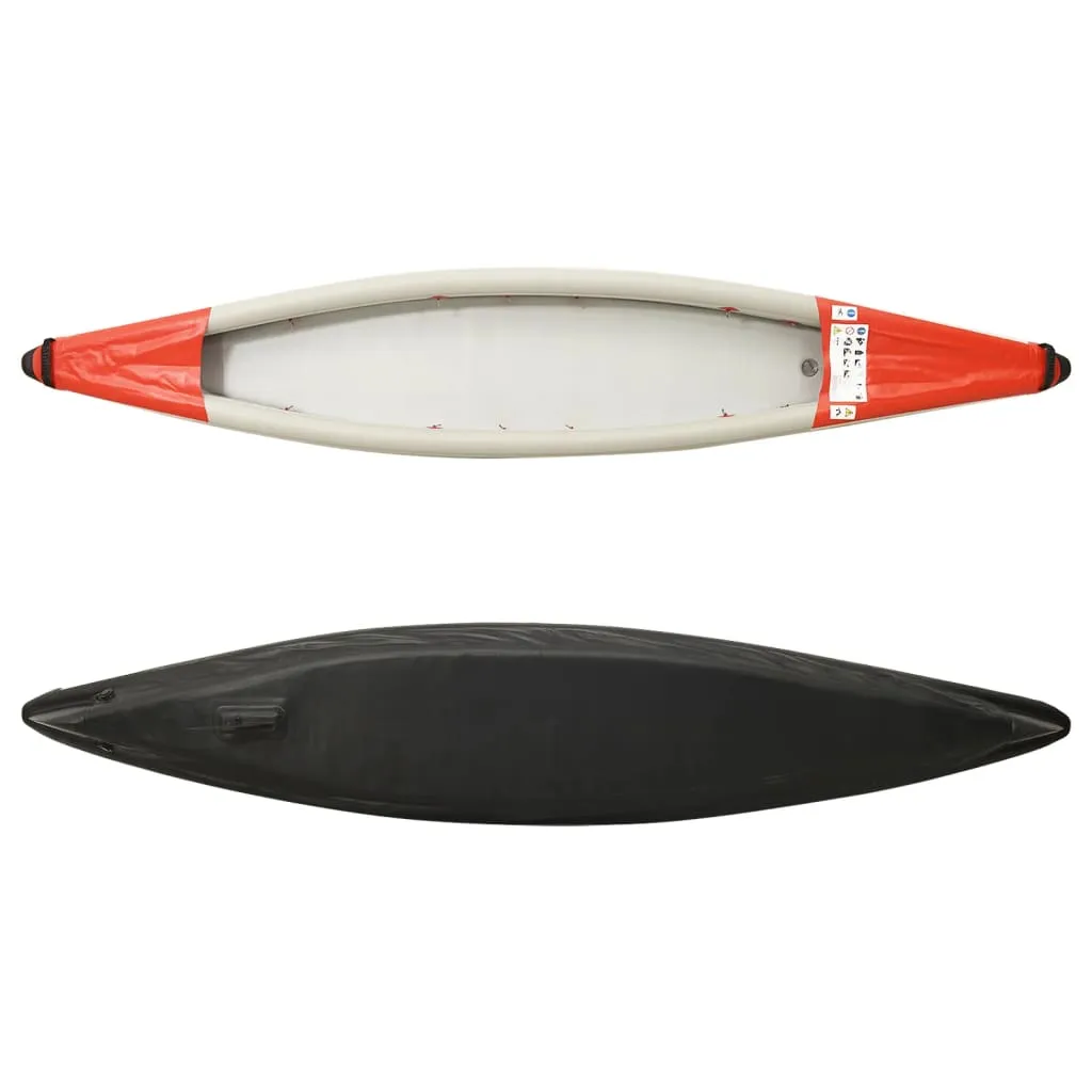 Inflatable Kayak Red 375x72x31 cm Polyester