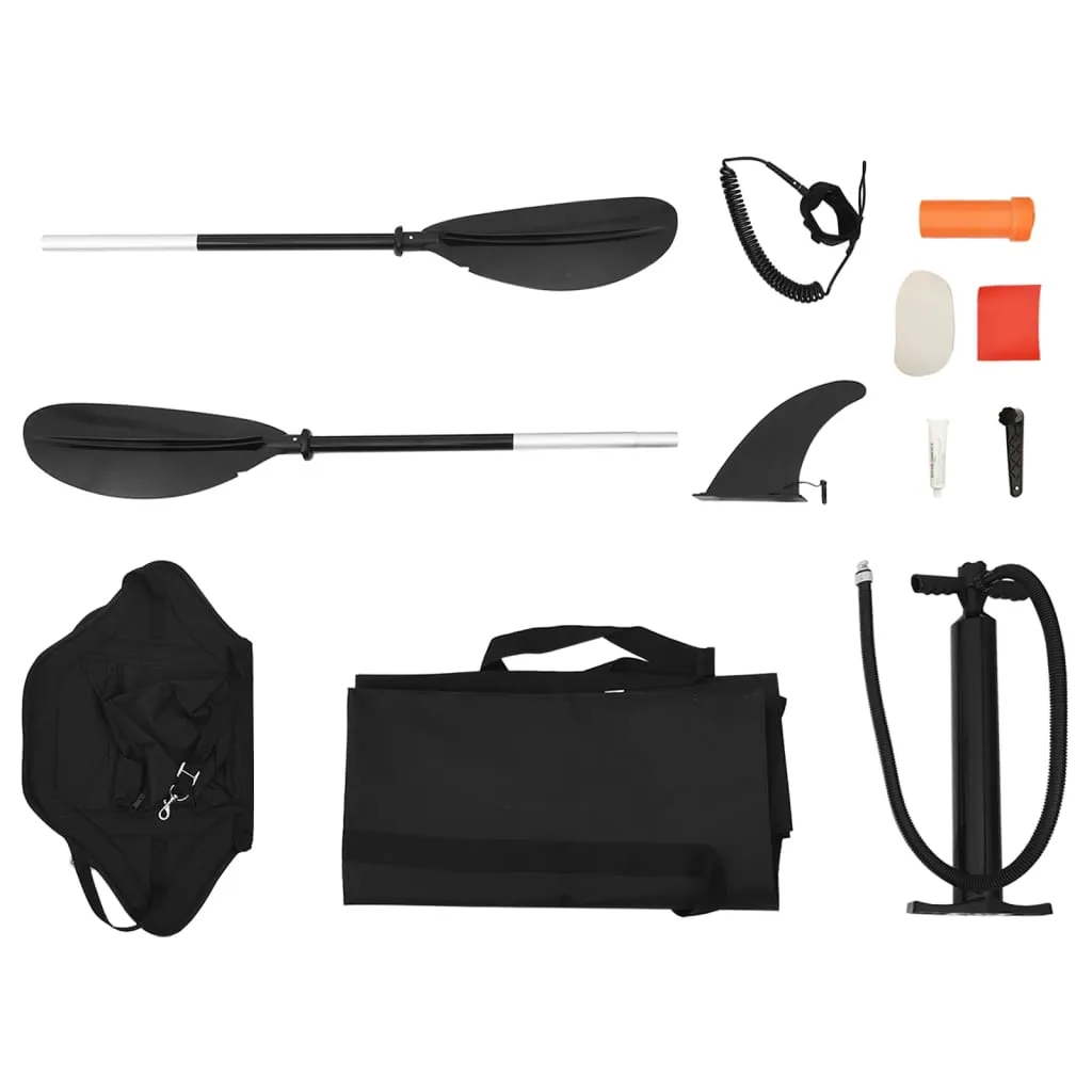 Inflatable Kayak Red 375x72x31 cm Polyester