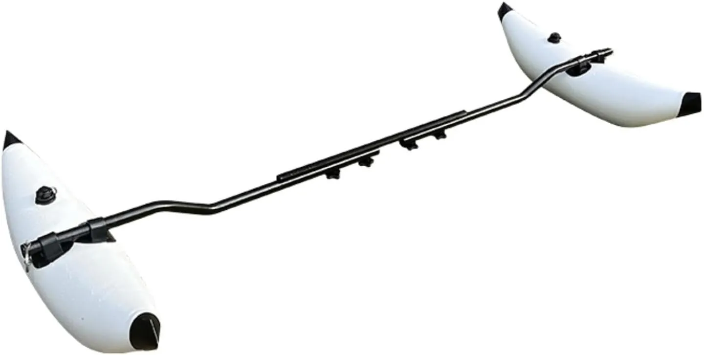 Inflatable Kayak Stabilizers,Adjustable PVC with Sided Arms Rod Float Buoy Buoyant Barrel Canoe Outrigger Floats for Kayaking