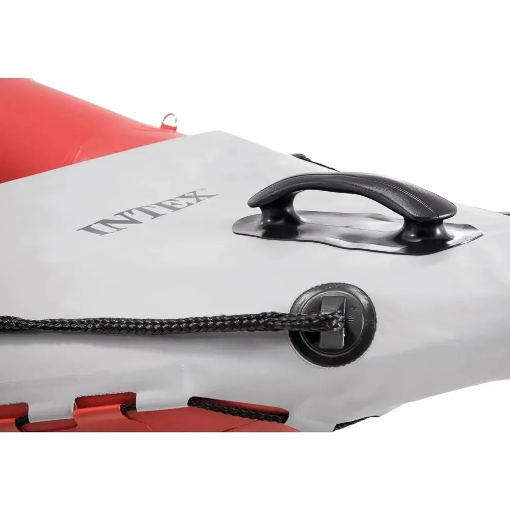 Inflatable Kayak With Paddles and High-Output Pump