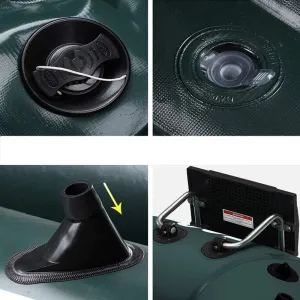 Inflatable Kayak,Inflatable Fishing Boat Kayak Thickening Assault Boat Drifting Boat Wearable Inflatable 2 People 3 People 4 People Boat