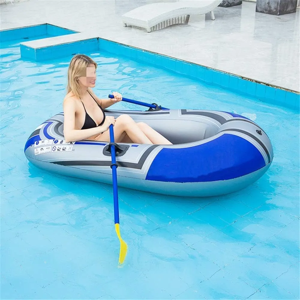Inflatable Kayak,Inflatable One-Person Boat Dinghy Thickened Fishing Boat Kayak Wear-Resistant Thickening Outdoor Inflatable Boat