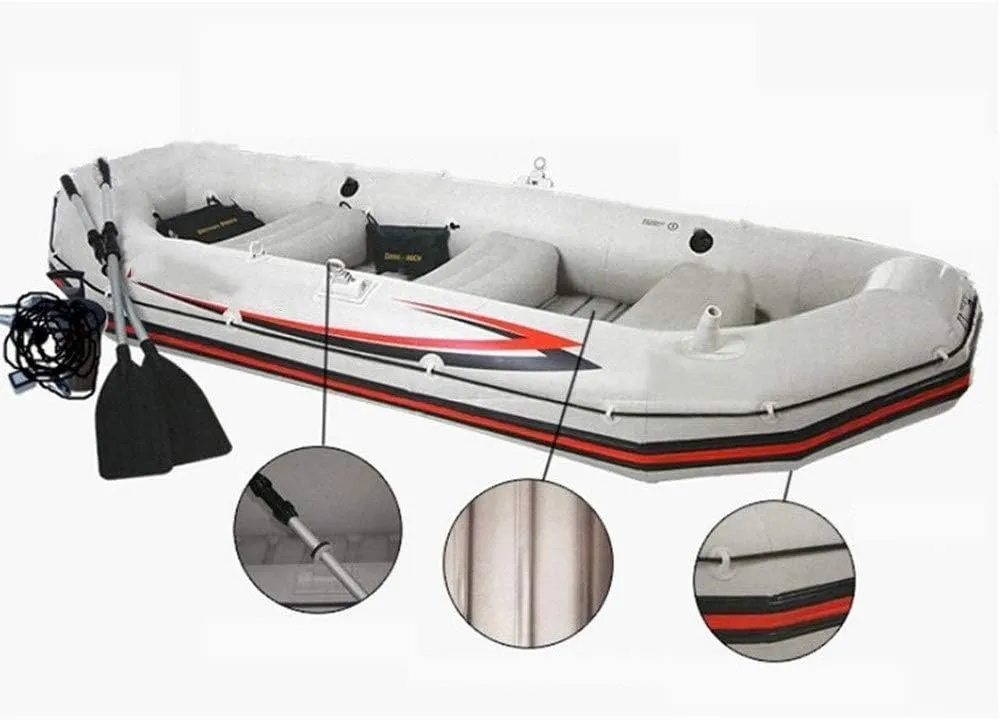 Inflatable Kayak,Professional Sailor Outdoor Fishing Four-Person Boat Drift Boat Kayaking Inflatable Boat Lifeboat
