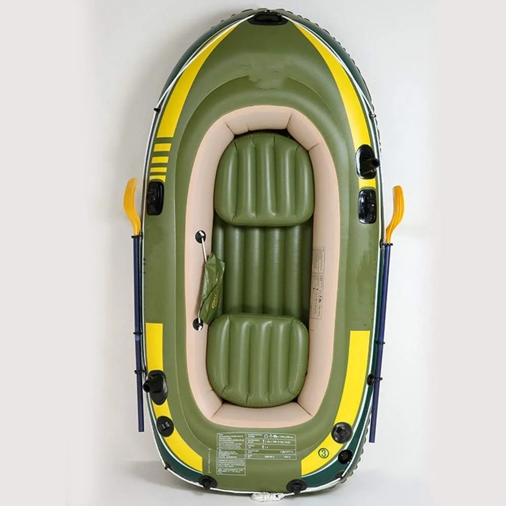 Inflatable Kayak,Rubber Rowing Boat PVC Net Three Thick Inflatable Fishing Boat Assault Boat Inflatable Boat Drifting Fishing
