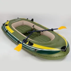Inflatable Kayak,Rubber Rowing Boat PVC Net Three Thick Inflatable Fishing Boat Assault Boat Inflatable Boat Drifting Fishing