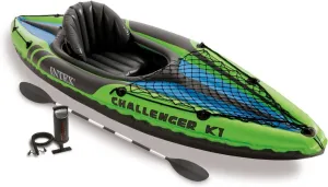 Intex Challenger K1 Sport Kayaks (Inflatable Kayak, Green)