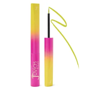Juvia's Place Garden Of Juvia's Liquid Liner Electric Lime - Bright Lime Green, Long-lasting Liquid Liner, Intense Color Liquid Makeup, Cruelty-free Liquid Liner, Smudge-proof Makeup Liner