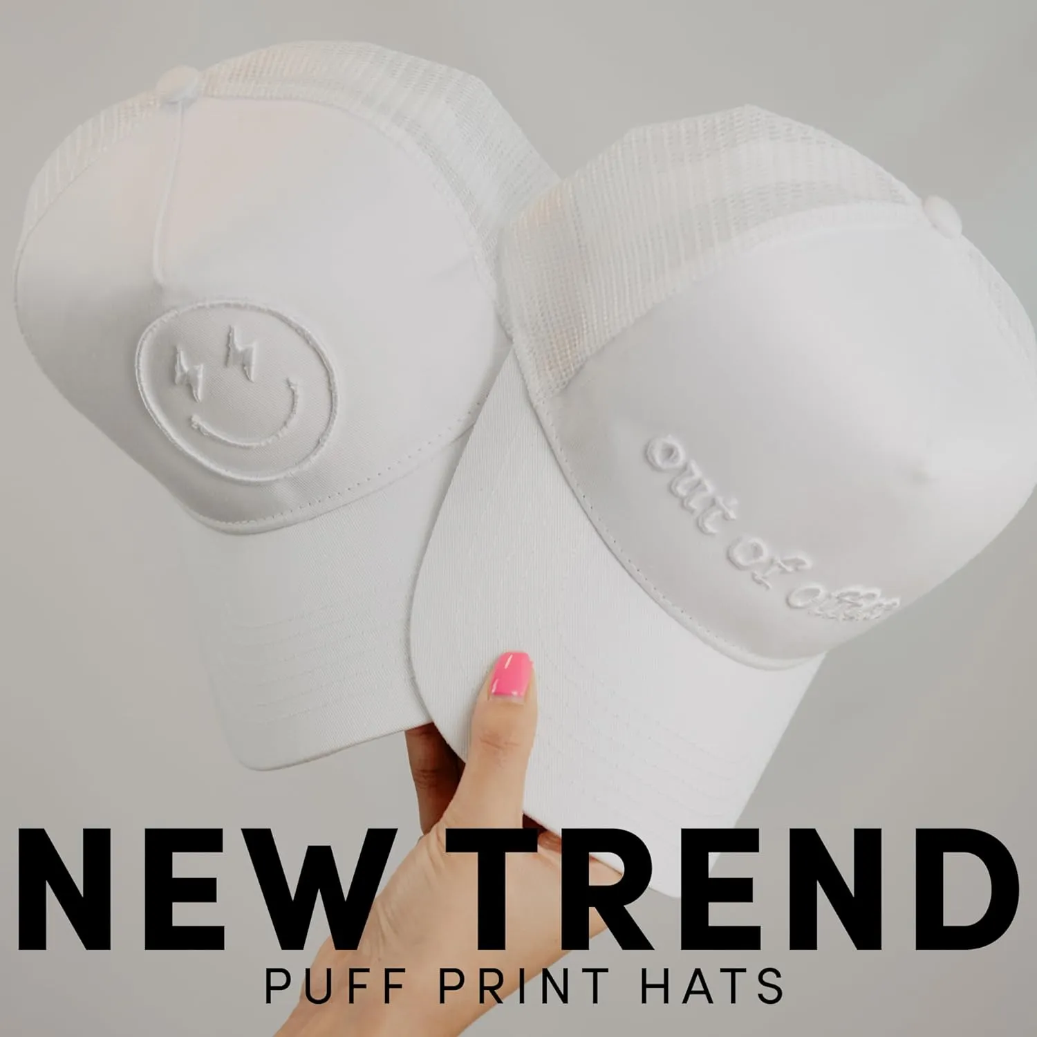 KATYDID Kayak Hair Don't Care Baseball Cap - Trucker Hat for Women - Stylish Cute Sun Hat