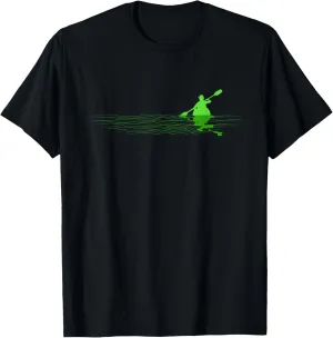 Kayak Boat Kayaking Paddling Graphic Kayaker T-Shirt