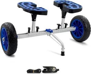 Kayak Cart, Heavy-Duty Kayak Cart Dolly Canoe Trolley Wheels for Paddleboard Kayaks SUP Transport