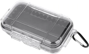 Kayak Dry Box, Dry Case Shockproof Storage Airtight Carry Inner With Detachable Rubber Pad, Diving Dry Box For Storing Some EDC Tools Phone Keys (Transparent)
