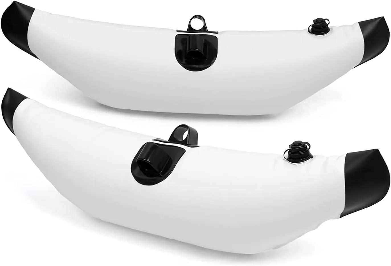 Kayak Float, 2pcs Kayak PVC Inflatable Outrigger Float Kayak Boat Fishing Standing Float Stabilizer, White