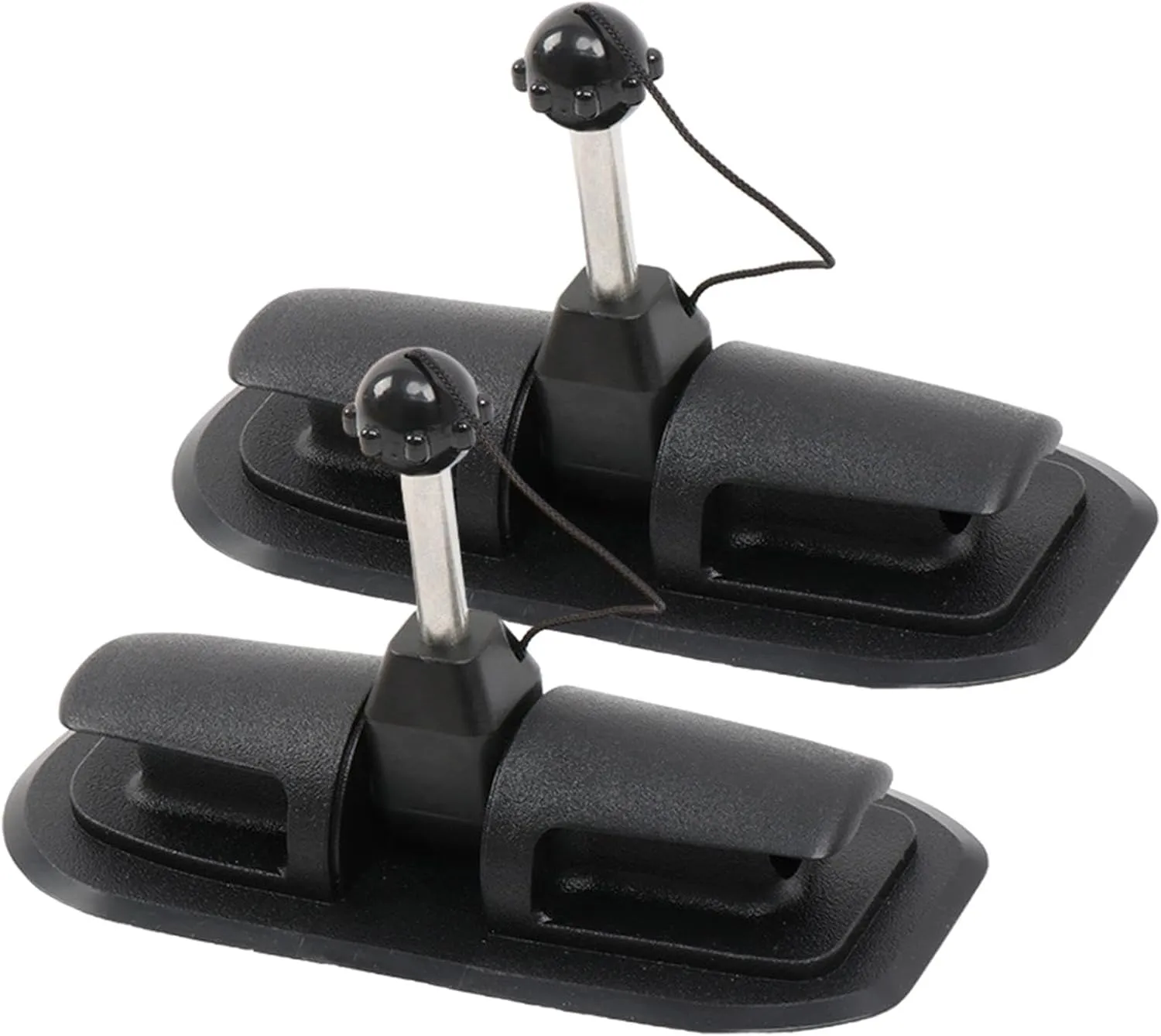 Kayak Paddle Holder | 2 Pack Kayak Paddle Rowing Keeper,Raft Retainer, Dinghy Replacement Watercraft Part, Hand Crank Base for Canoe Accessories