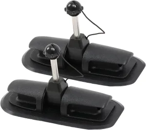 Kayak Paddle Holder | 2 Pack Kayak Paddle Rowing Keeper,Raft Retainer, Dinghy Replacement Watercraft Part, Hand Crank Base for Canoe Accessories