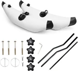 Kayak PVC Inflatable Outrigger Float with Sidekick Arms Rod Kayak Boat Fishing Standing Float Stabilizer System Kit