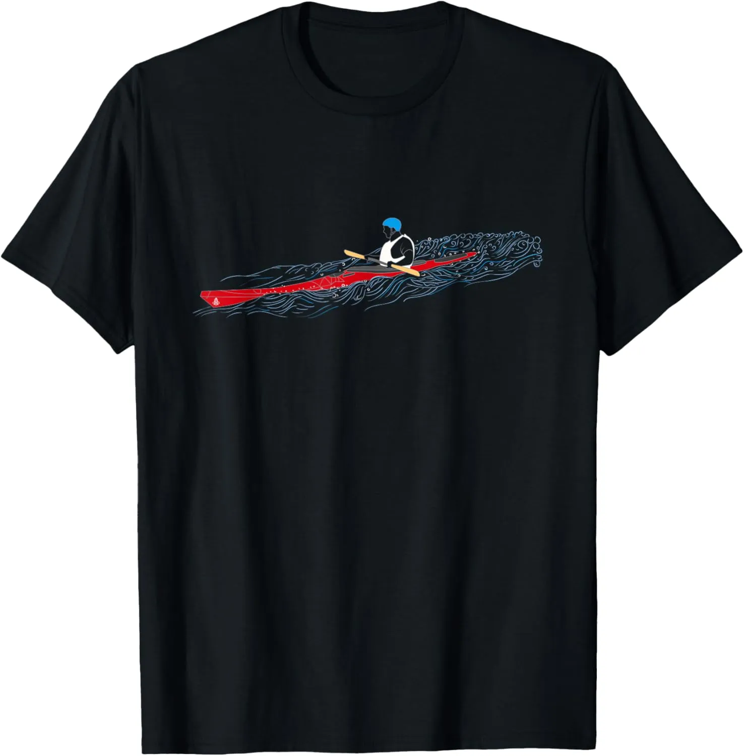 Kayak Sea Kayaking Paddling Ocean Kayaker Graphic T-Shirt