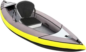 Kayak Seats, Thicken Seat Cushion for Kayak, EVA Padded Kayak Seat with Back Support for Kayaking, Canoeing, Drifting, Rafting, Fishing (Black)