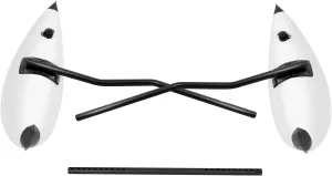 Kayak Stabilizers, 2 Pcs Inflatable Kayak Outrigger Float with Sidekick Rods, Inflatable Boat Kayak Canoe Fishing Outrigger Stabilizer for Fishing Rafting Water Skiing Surfing