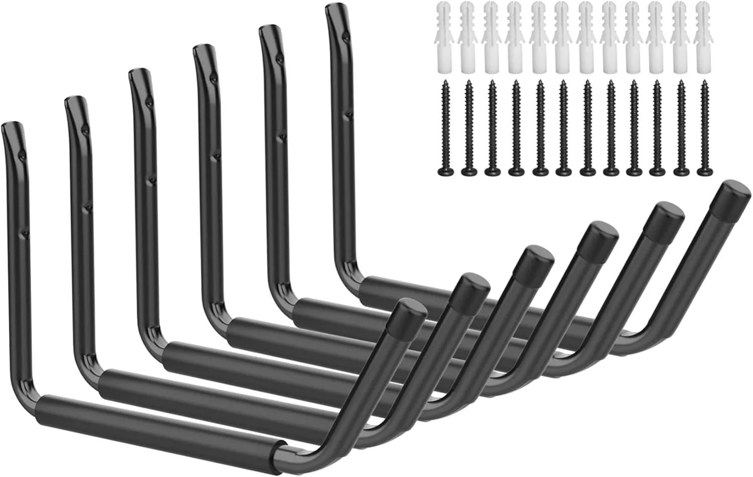 Kayak Storage Rack, Wall Mount Kayak Hooks for Garage Utility Storage Hangers for Canoe, Surfboard, Skiis, Snowboard, Paddle Board, Ladders