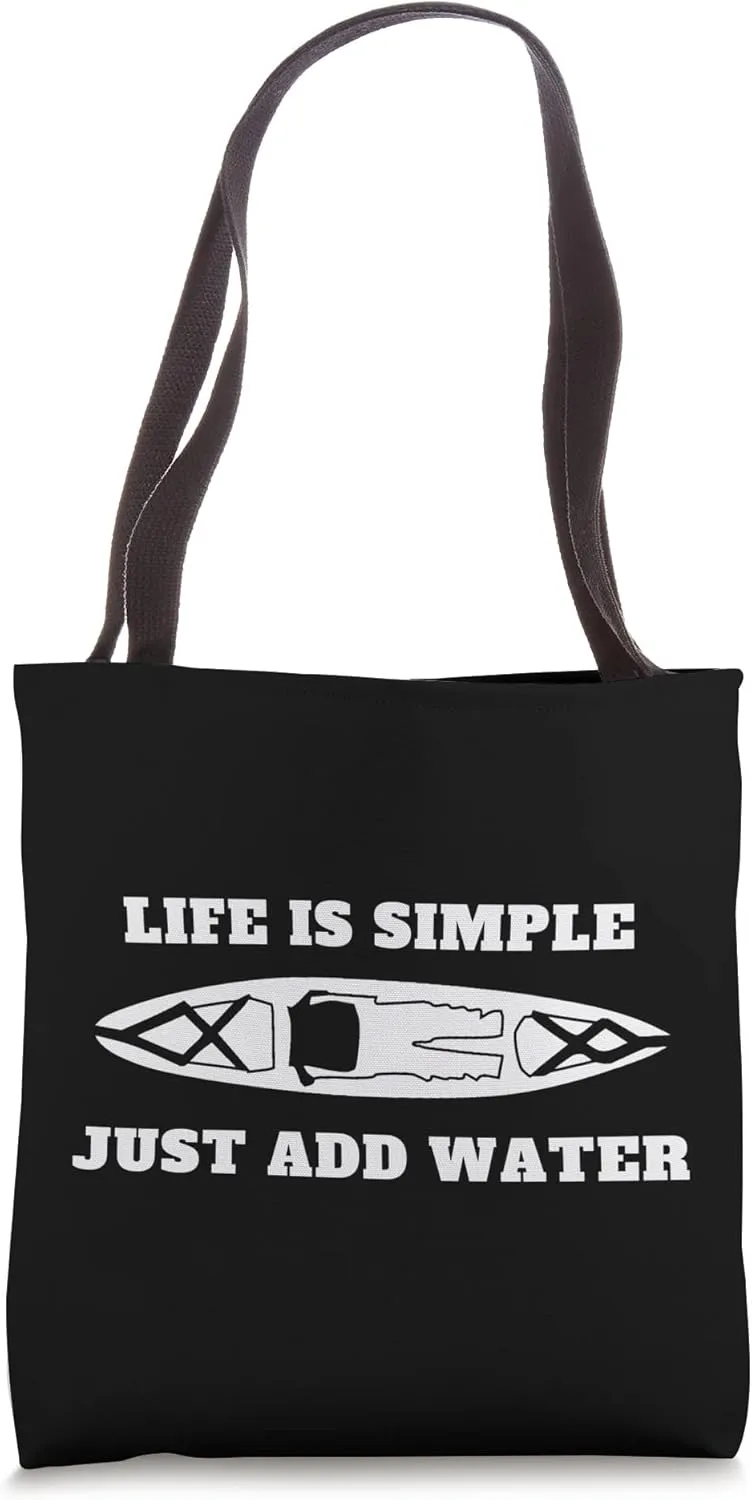 Kayaking and Canoe Boating Tote Bag