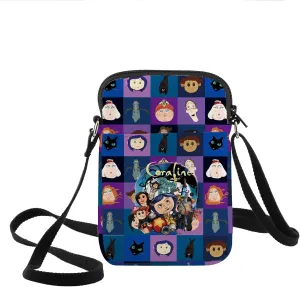 KEYCHIN Ghost Mother Movie Crossbody Bag Mr. Bobinsky Fans Gift Button Key Cosplay Shoulder Bag Button Dragonfly Mech