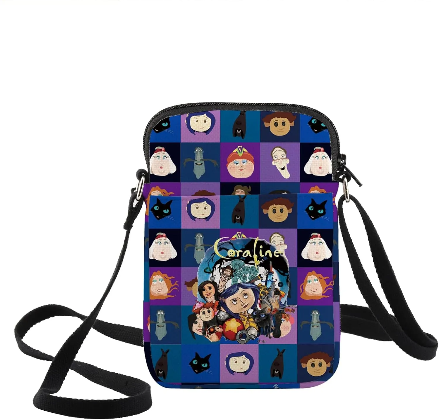 KEYCHIN Ghost Mother Movie Crossbody Bag Mr. Bobinsky Fans Gift Button Key Cosplay Shoulder Bag Button Dragonfly Mech