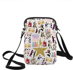 KEYCHIN Ham Musical Crossbody Bag Schuyler Sisters Fans Gifts Awesome Wow Ham Shoulder Bag Ham Merch
