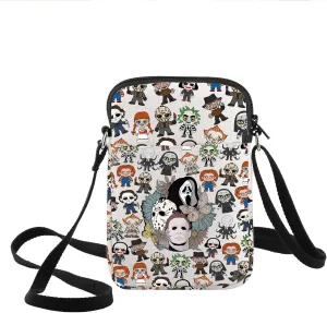 KEYCHIN Michael & Jason Crossbody Bag Killer Doll & Freddy Fans Gifts Clown Shoulder Bag Jigsaw Fans Gifts