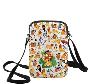 KEYCHIN Simba Lion Crossbody Bag Scar Fans Gifts Mufasa And Sarabi Shoulder Bag Pumbaa Merchandise