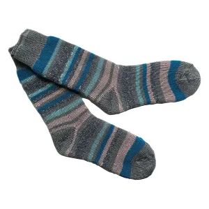 Ladies thermal insulated striped socks (assorted colours) 2628