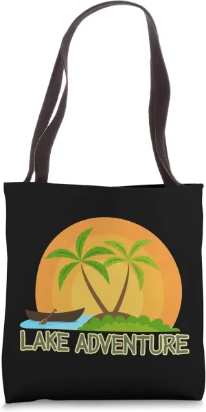 Lake Adventure Canoe and Kayaking Tote Bag
