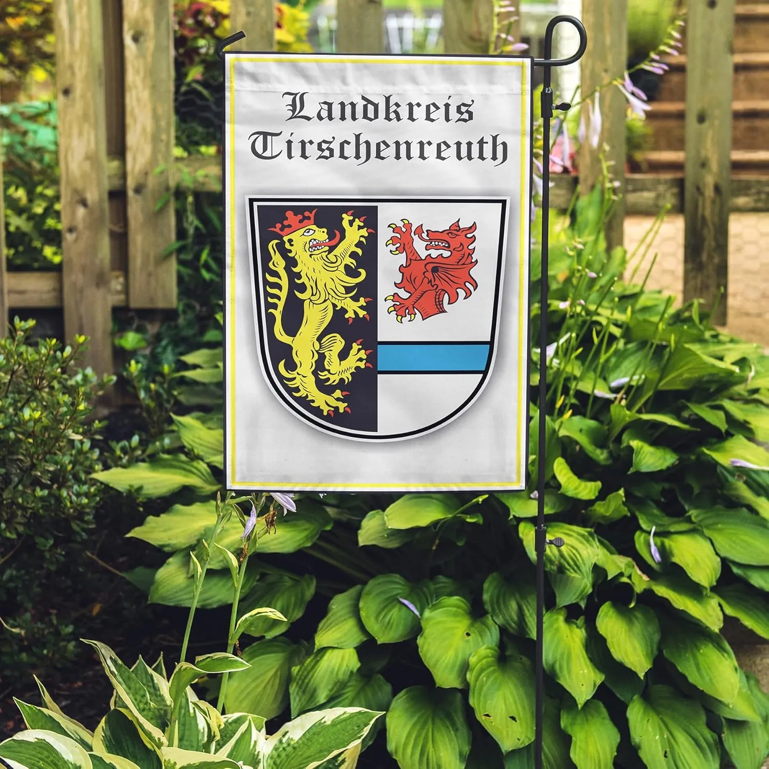 Landkreis Tirschenreuth Germany 12x19 Inches Double Sided Garden Flag (Tirschenreuth)