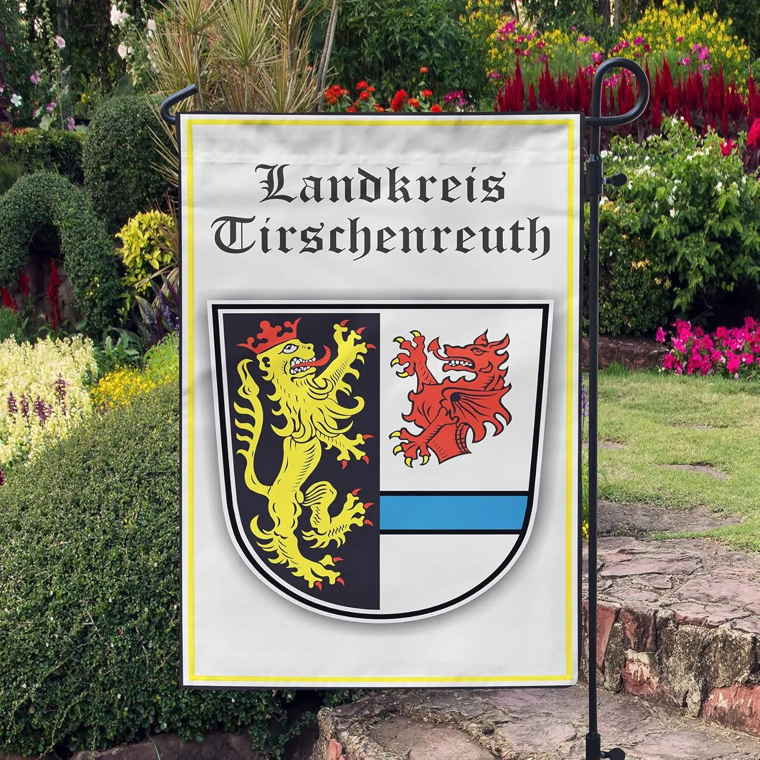Landkreis Tirschenreuth Germany 12x19 Inches Double Sided Garden Flag (Tirschenreuth)