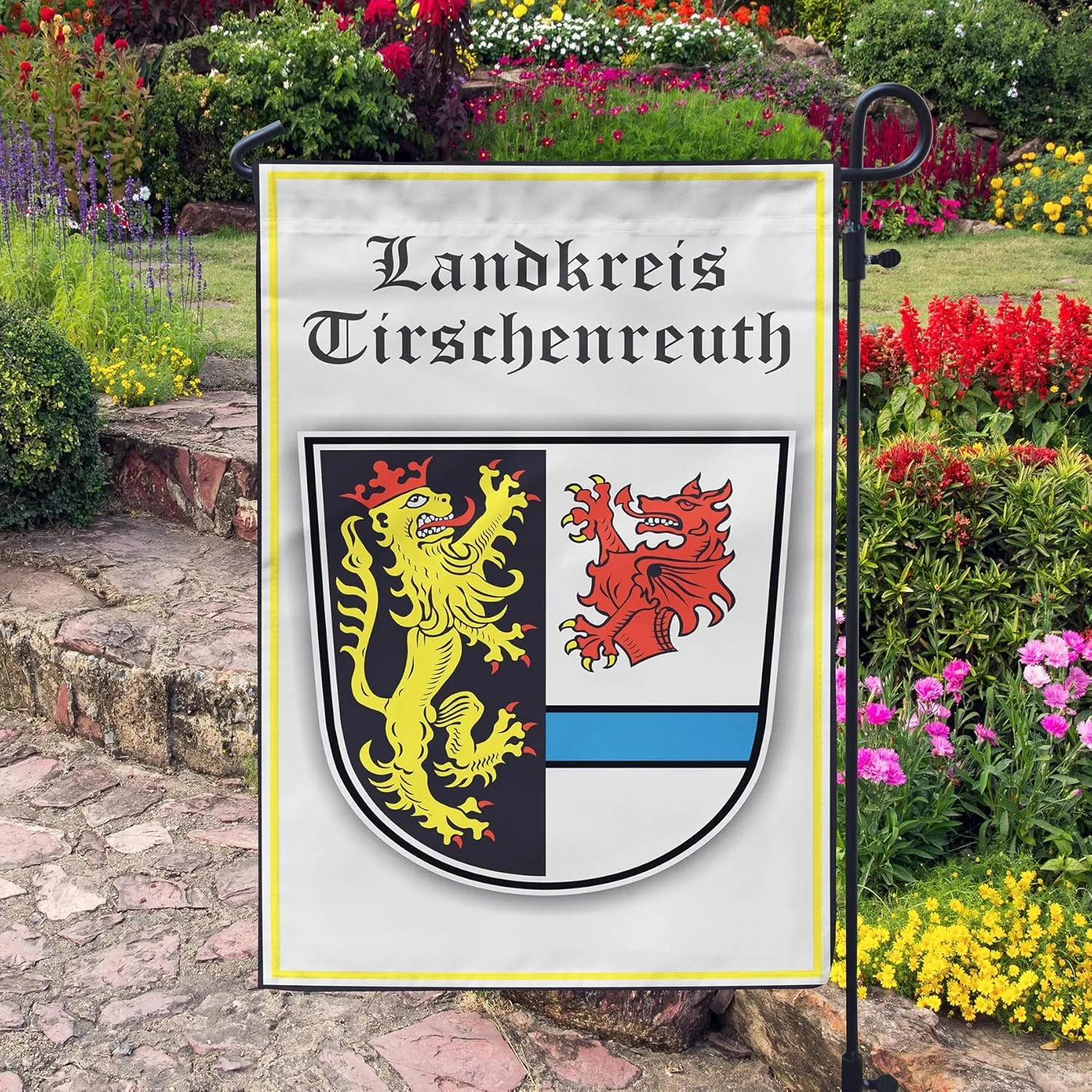 Landkreis Tirschenreuth Germany 12x19 Inches Double Sided Garden Flag (Tirschenreuth)