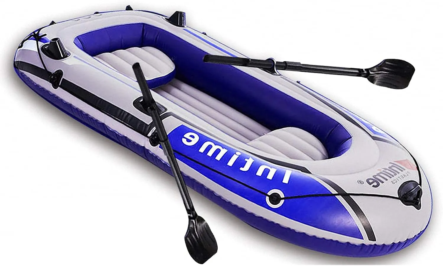 Large Kayak Inflatable Boat for Adults, Thicken Inflatable Raft, Rubber Boats, Wear-Resisting Hovercraft Dinghies for Fishing, Touring, Entertainment