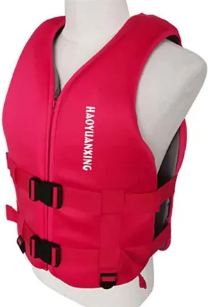 Lifejacekts for Adults, Adult Kayak Vest High Buoyancy Swim Vest Women's Men's Adjustable Straps Safety Jacket Great for Watersports, Boating, Swim, & More