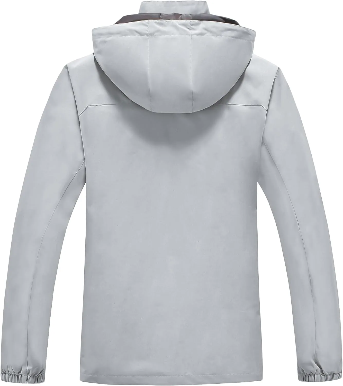 Lightweight Waterproof Jackets with Detachable Hood for Men