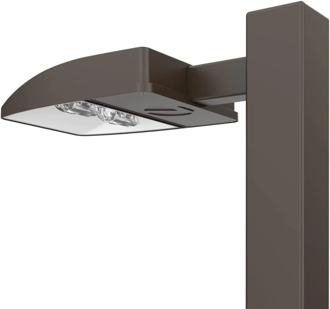 Lithonia Lighting Outdoor ESX1 LED P2 5000K Type 3 Optic MVOLT Universal Pole Mounting Bi-Level Area Light in Bronze