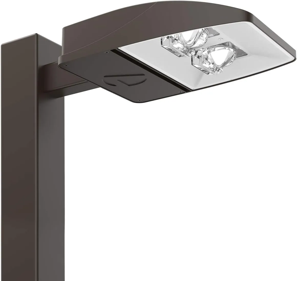 Lithonia Lighting Outdoor ESX1 LED P2 5000K Type 3 Optic MVOLT Universal Pole Mounting Bi-Level Area Light in Bronze
