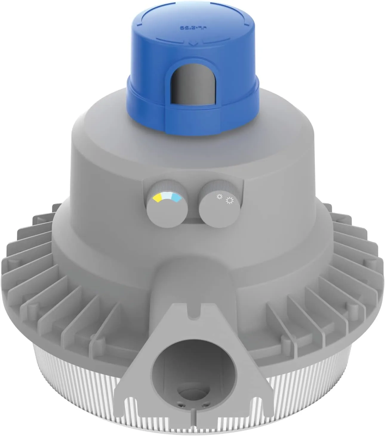 Lithonia Lighting Outdoor LED Dusk Dawn Security Light, Switchable, MVOLT, Photocell Sensor, Gray (BGR ALO SWW2 MVOLT PER DNA M2)