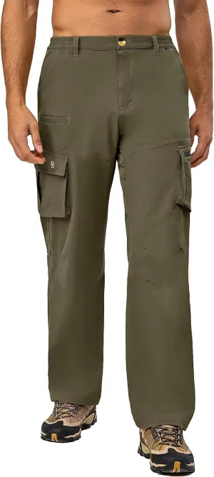 Little Donkey Andy Men's Quick Dry UPF 50  Cargo Pants, Stretch Lightweight Outdoor Hiking Pants
