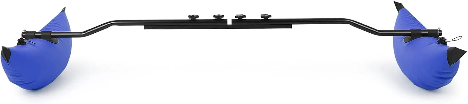 Lixada Kayak Stabilization System, Kayak PVC Inflatable Outrigger Float with Sidekick Arms Rod Kayak Boat Fishing Standing Float Stabilizer System Set