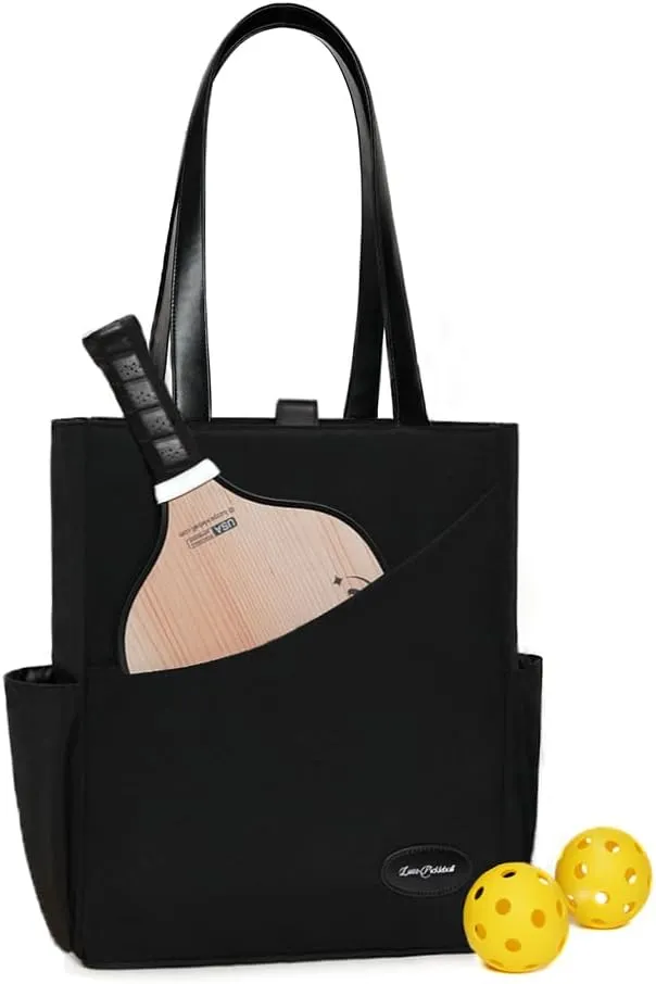 LUZZ Pickleball Tote Bag Sport Duffle Bag Pickleball Handbag with Paddle Pocket