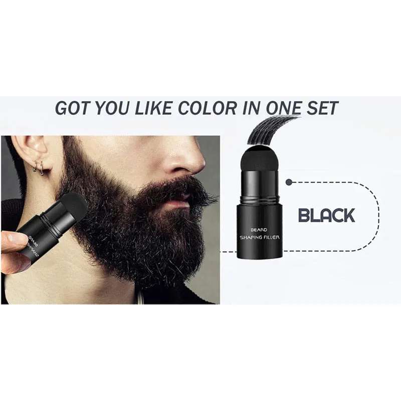 Men Beard Growth Kit Filler Beard Filling Powder