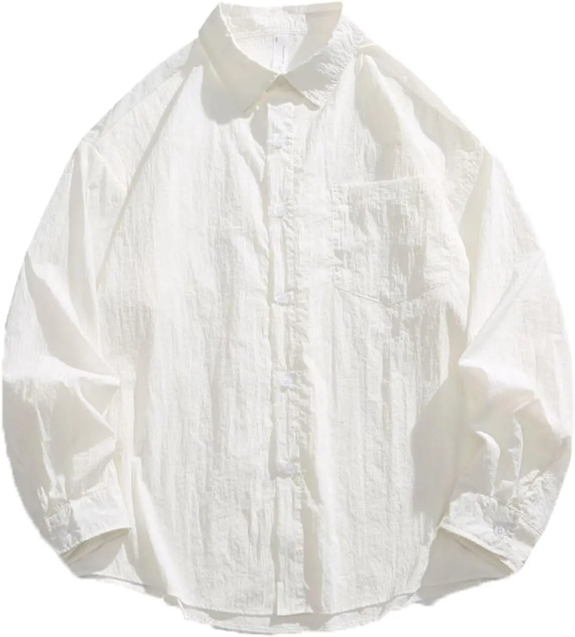 Men's UPF 50  UV Protection Shirt Long Sleeve Fishing Hiking Shirt Coat