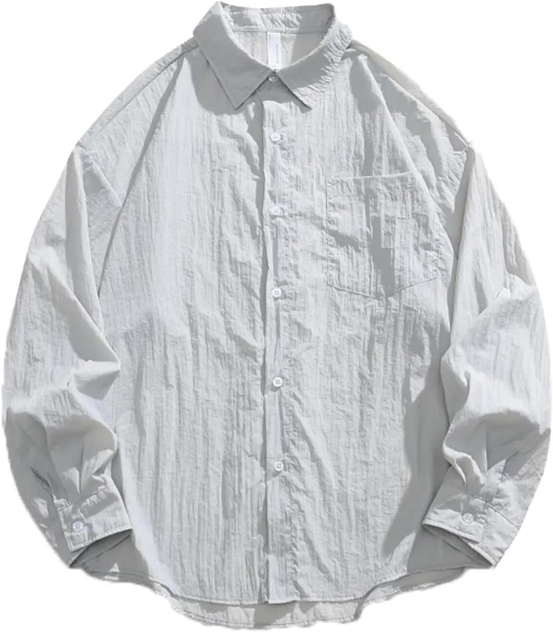 Men's UPF 50  UV Protection Shirt Long Sleeve Fishing Hiking Shirt Coat