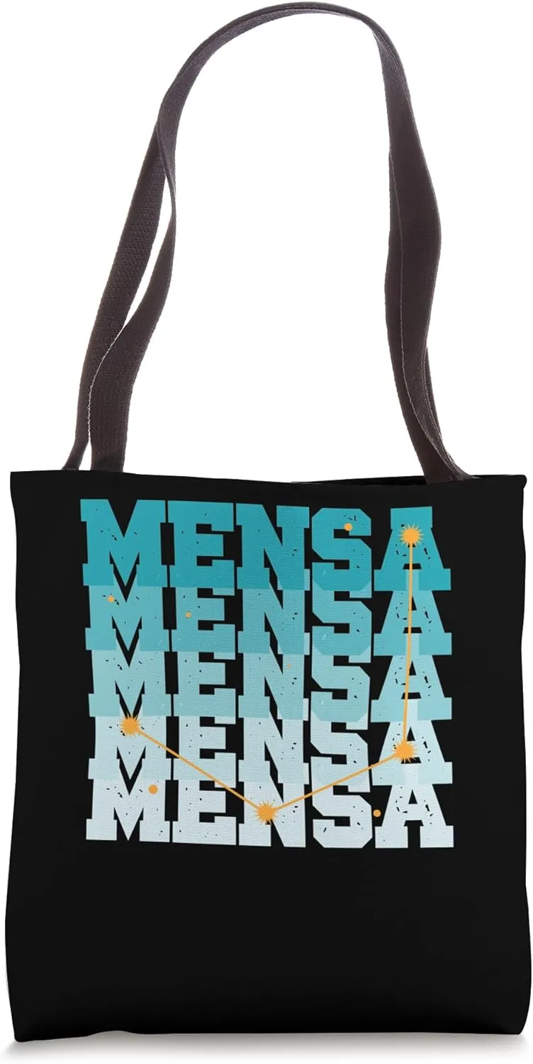 Mensa Constellation Galaxies Astrology Horoscope Tote Bag