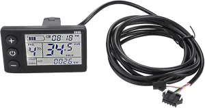 Motor Controller, 24V-36V Rainproof Electric Brushless Controller LCD Display Panel Electric Bicycle Scooter Electric Bike Brushless Speed Motor Controller Kit