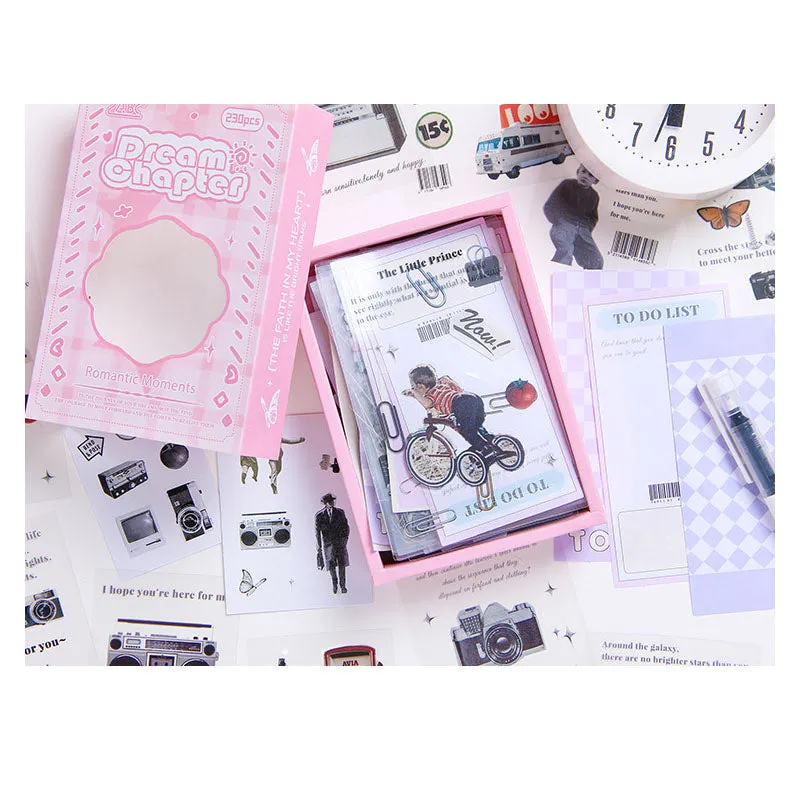 MXSK402 - Mini Journal Kit| sticker diffuse enjoy the moment series of cutting film hand curtain waterproof material DIY stickers 230 4