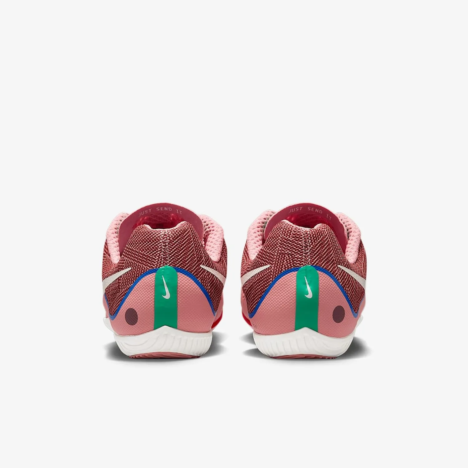 Nike Rival Multi Track & Field Multi-Event Spikes (HQ2062-600, Red Stardust/Malachite/University Red/Pale Ivory)